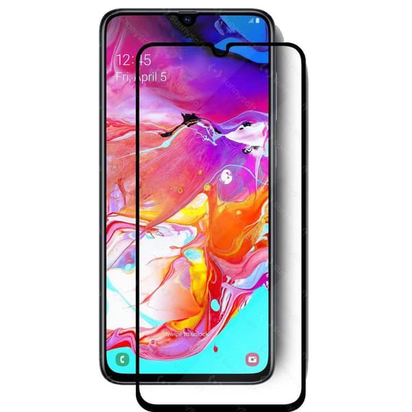 Samsung Galaxy A70 - Härdat Glas 9H - Super Kvalitet 3D Skärmskydd