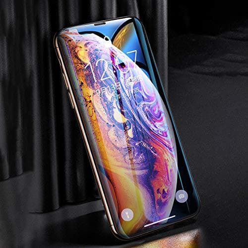 2 st 20D  hög kvalitet härdat plexiglas för iphone 11pro max svart