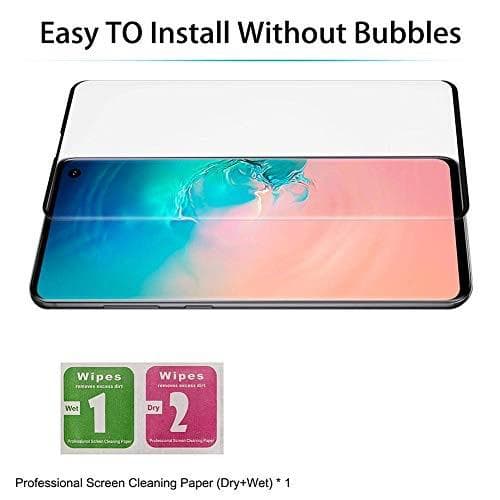 2 st hög kvalitet  heltäckande plexiglas för Samsung s10 plus