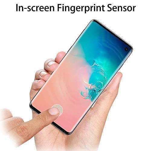 2 st hög kvalitet  heltäckande plexiglas för Samsung s10 plus