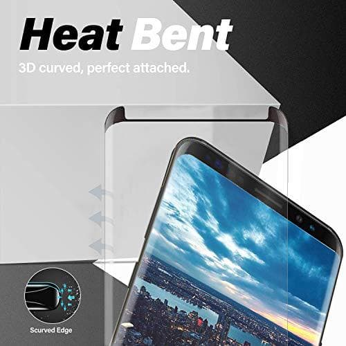 4 st top kvalitet heltäckande skärmskydd för Samsung S8