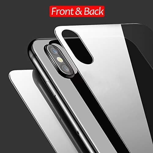 Top kvalitet hädat glas för iphone Xs/X fram och back