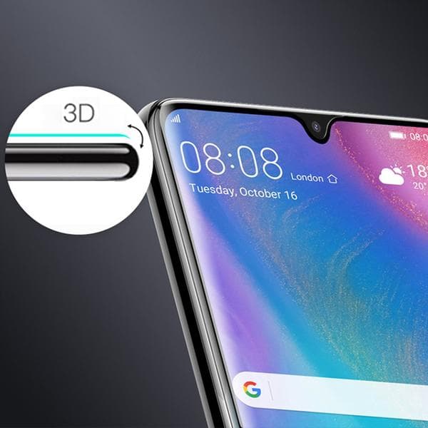 2 st härdat glas för Huawei p30 pro