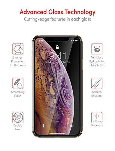 3 st hög kvalitet Härdat glas för iphone 11 pro max|2.5D