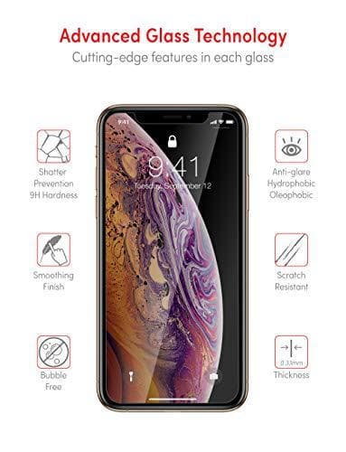 3 st hög kvalitet Härdat glas  för iphone 11 pro max|2.5D