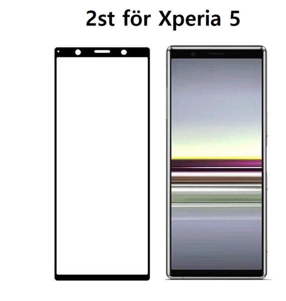 2 st häradat glas för xperia 5