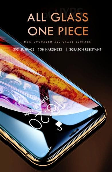 2 st hög kvalitet  hel täckande skärmskydd för iphone Xs