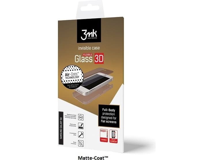 3MK 3MK FlexibleGlass 3D Sam A8 A530 2018 Hybrid Glass + Matte foil