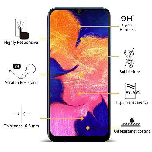 2 st härdad glas för Samsung A50