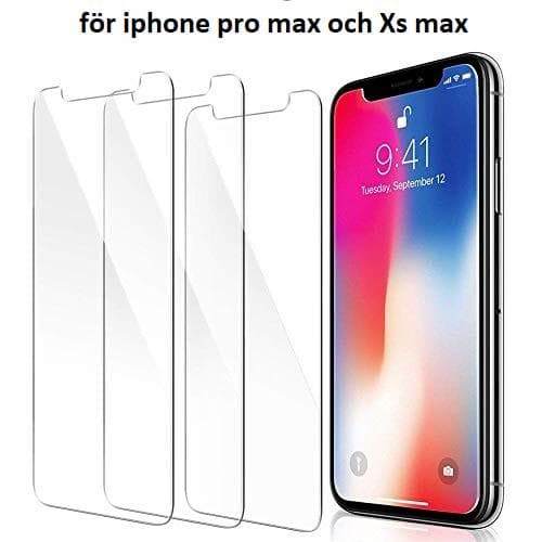 3 st Härdat glas  för iphone 11 pro max och Xs max