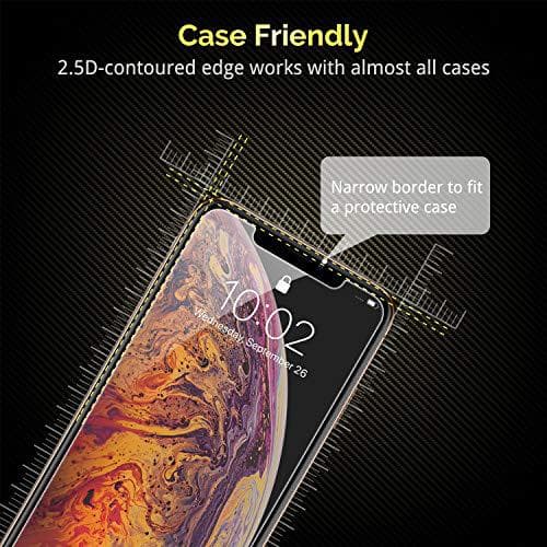 3 st Härdat glas för iphone Xs max