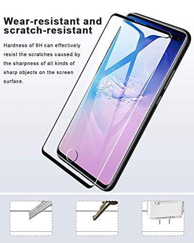 4 st Heltäckande Härdadglas glas till din samsung s10