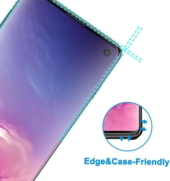 4 st Heltäckande Härdadglas glas till din samsung s10
