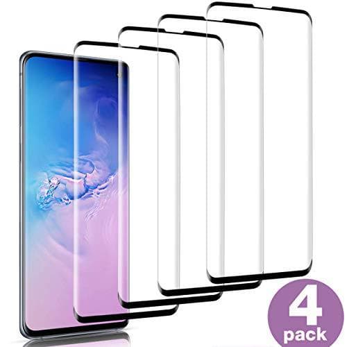 4 st Heltäckande Härdadglas glas till din samsung s10