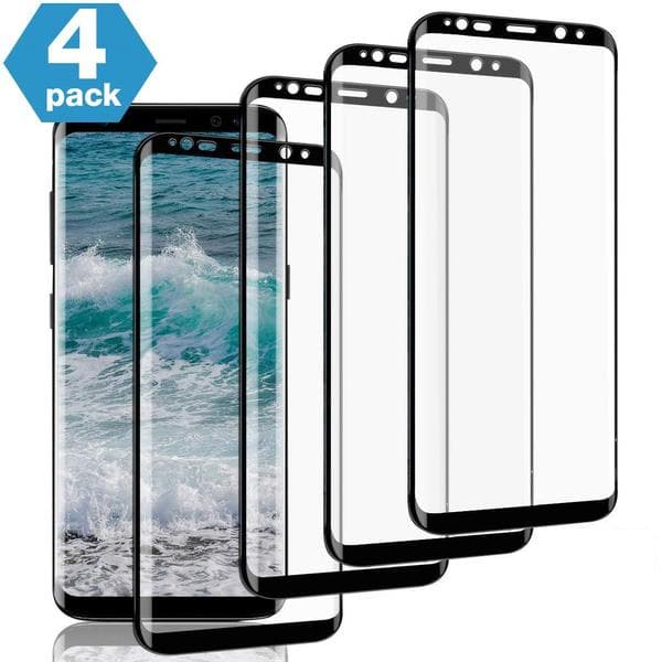 4 st Heltäckande Härdadglas  glas till din samsung s8 plus