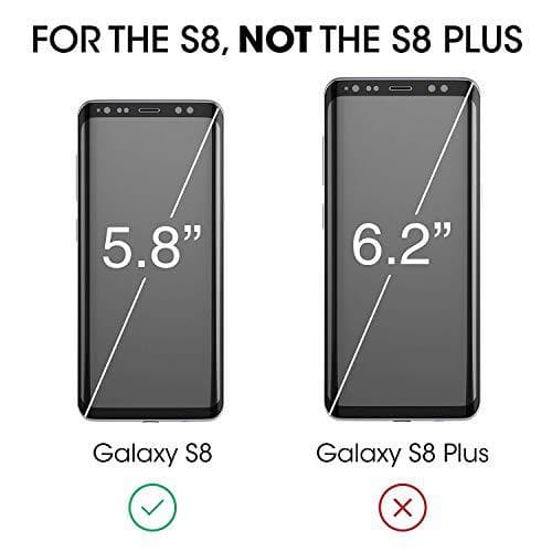 2 st härdat glas för samsung s8