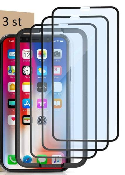 3 st Heltäckande skärmskydd för iphone 11/Xr