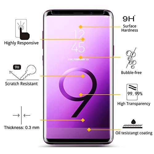 heltäckande skärmskydd  för Samsung Galaxy S9 plus