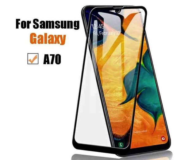 Heltäckande Härdadglas 10 D för Samsung A70