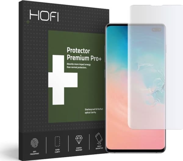 Hofi Glass TEMPERED GLASS HOFI UV GLASS GALAXY S10 + PLUS CLEAR