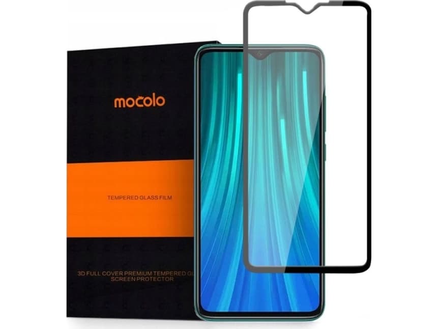 Mocolo TEMPERED GLASS MOCOLO TG + FULL GLUE XIAOMI REDMI NOTE 8 PRO BLACK