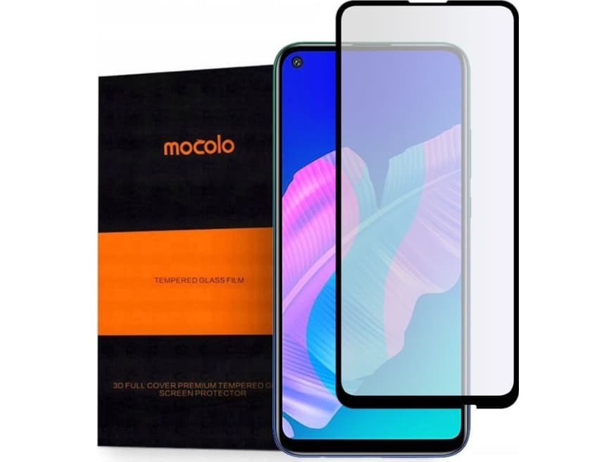 Mocolo TEMPERED GLASS MOCOLO TG + FULL GLUE HUAWEI P40 LITE E BLACK