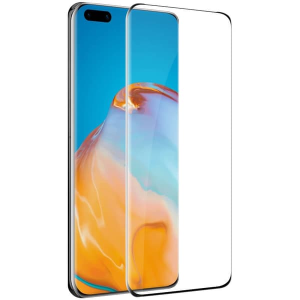 Härdat glas / heltäckande skärmskydd till Huawei P40 pro