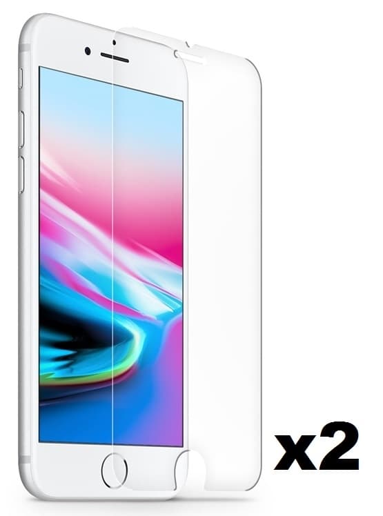 2-pack 9H Härdat glas till iPhone 6/6S/7/8/SE