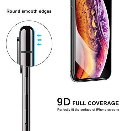 Heltäckande härdat glas för iphone 11 pro max svart