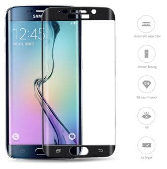 HELTÄCKAND  för  Samsung GALAXY S6 Edge svart