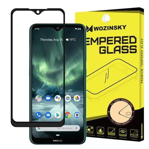 FULL SIZE Nokia 6.2/7.2 PANSERGLAS – SORT
