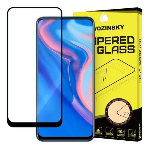 FULL SIZE Huawei P-smart Z / P- Smart Pro PANSERGLAS – SORT