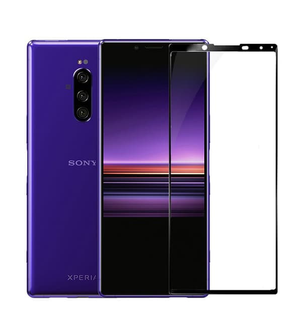 Heltäckande härdat glas till Sony Xperia 1II