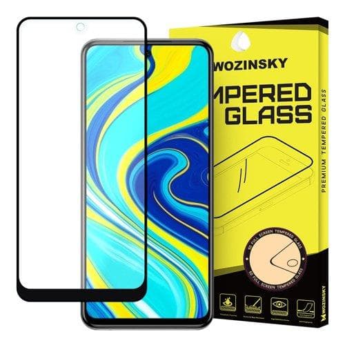FULL SIZE Xiaomi Redmi Note 9 Pro PANSERGLAS – SORT