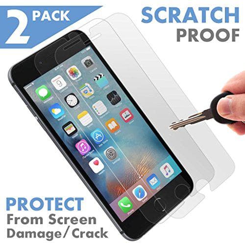 2 st top kvalitet härdad glas för iphone 7|2.5D