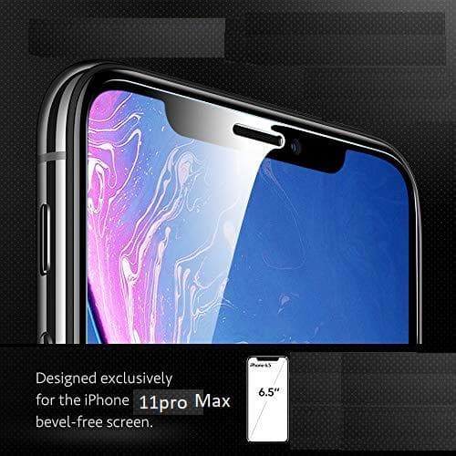 2 st top kvalitet  härdad glas för iphone 11pro Max/Xs max|2.5D