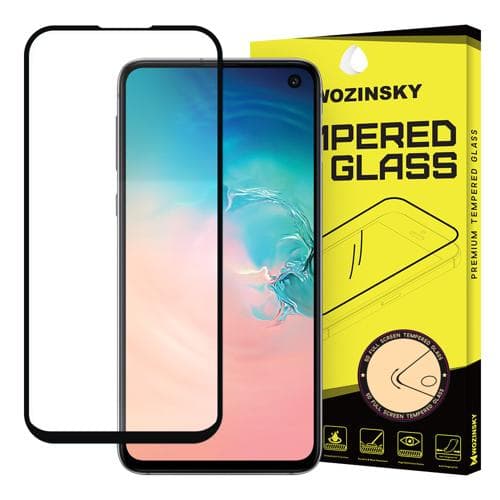FULL SIZE Samsung S10e PANSERGLAS – SORT