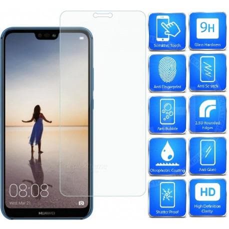 2-PACK Huawei P20 Pro Härdat glas 0.26mm 2.5D 9H