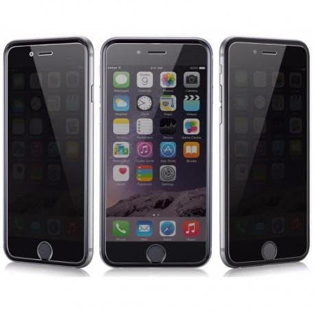 2-PACK iPhone 6 & 6 Privatliv Hærdet glas 0,26 mm 2,5D 9H