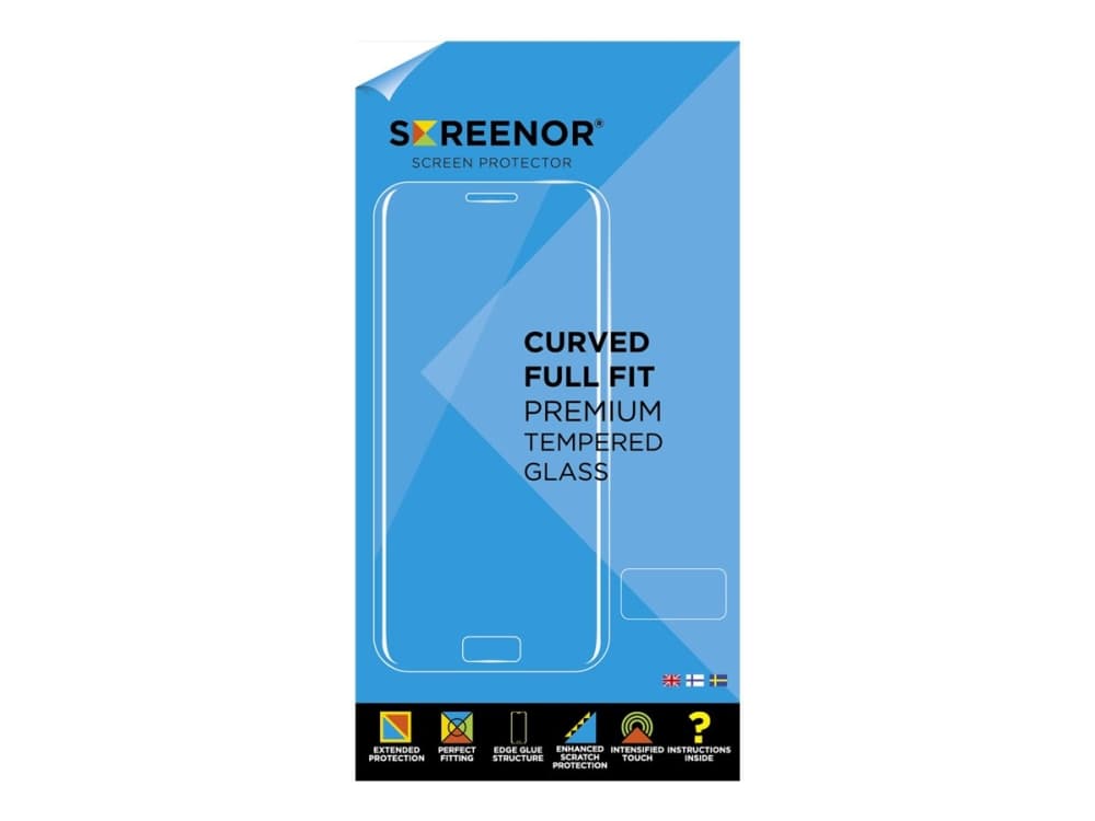 Screenor Premium Curved - Skjermbeskyttelse for mobiltelefon - for Nokia 8