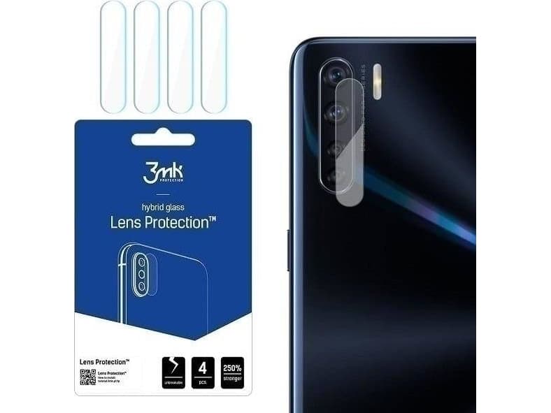 3MK 3MK Lens Protect Oppo A91 kameran objektiivin suojaus 4kpl