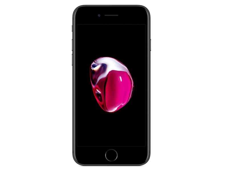 Apple iPhone 7 - Smartphone - 4G LTE Advanced - 32 GB - GSM - 4.7" - 1334 x 750 piksler (326 ppi) - Retina HD - 12 MP (7 MP-frontkamera) - svart