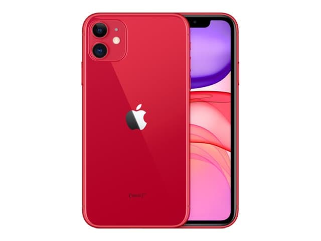 Apple iPhone 11 - (PRODUCT) RED - smartphone - dual-SIM - 4G Gigabit Class LTE - 256 GB - 6.1" - 1792 x 828 pixlar (326 ppi) - Liquid Retina HD displ