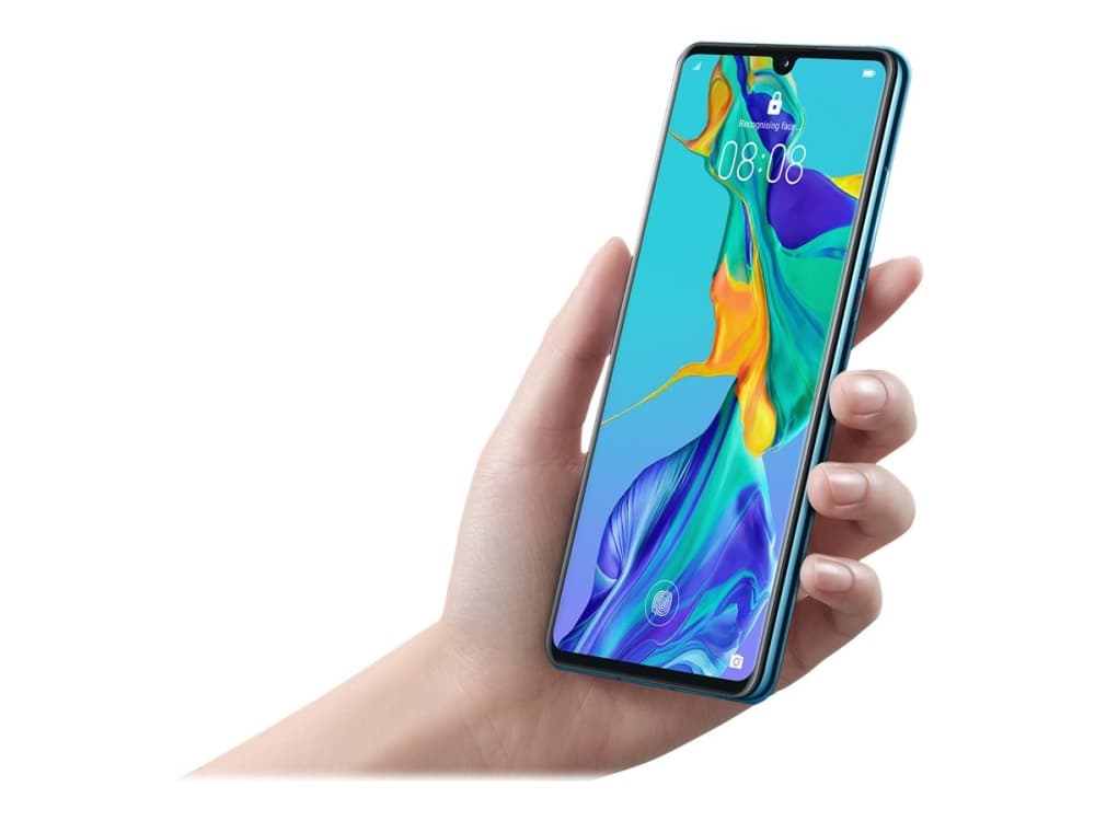 Huawei P30 - Smarttelefon - dobbelt-SIM - 4G LTE - 128 GB - GSM - 6.1" - 2340 x 1080 piksler - RAM 6 GB (32 MP-frontkamera) - 3x bakkamera - Android
