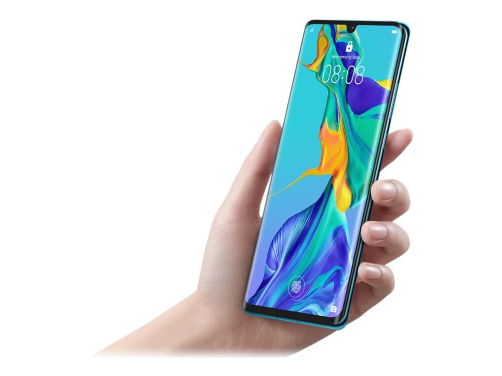 Huawei P30 Pro - Smarttelefon - dobbelt-SIM - 4G LTE - 128 GB - GSM - 6.47" - 2340 x 1080 piksler - RAM 8 GB (32 MP-frontkamera) - 4x bakkameraer - A