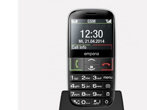 emporiaEUPHORIA - Mobiltelefon - microSD slot - GSM - 240x320 pixlar - TFT - 2 MP - svart