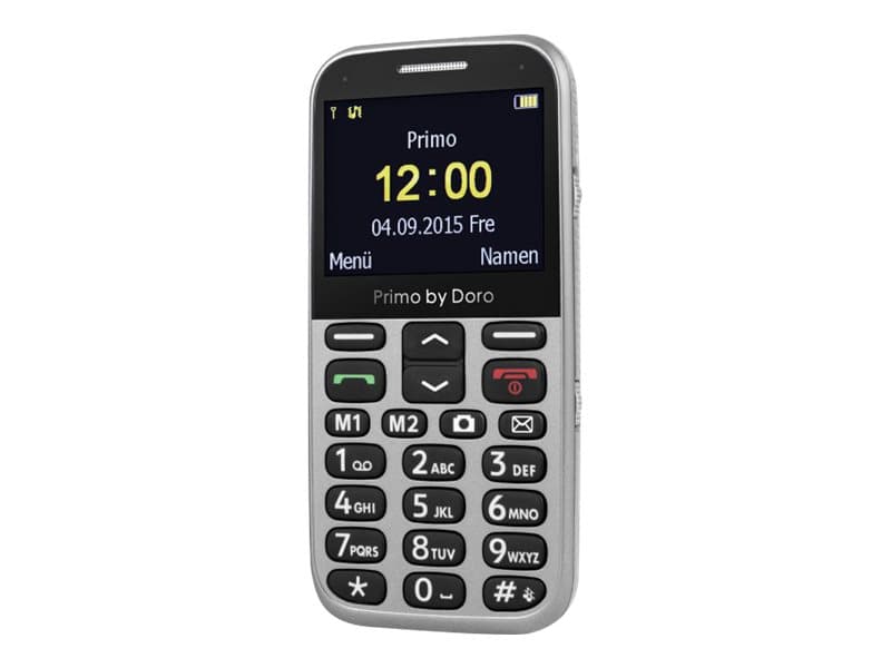 Doro Primo 366 - Mobiltelefon - GSM - 320 x 240 pixlar - TFT - 0,3 MP - silver