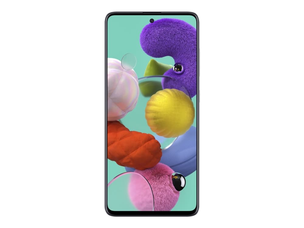 Samsung Galaxy A51 SM-A515F, 16,5 cm (6.5"), 1080 x 2400 pixlar, 4 GB, 128 GB, 48 MP, Vit