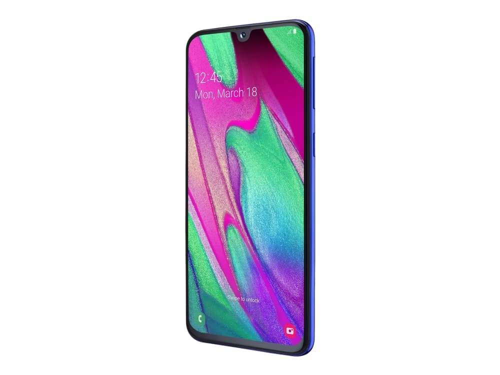 Samsung Galaxy A40 SM-A405F, 15 cm (5.9"), 4 GB, 64 GB, 16 MP, Android 9.0, Blå