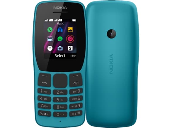 Nokia 110 TA-1192 Blue, 1.77 ", TFT, 120 x 160 pixels, 4 MB, 4 MB, Dual SIM, Mini-SIM, USB version microUSB